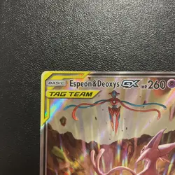 Pokemon TCG Espeon Deoxys GX SM240 Black Star Promo Card Near Mint Condition NM - Image 3