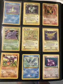 100% Complete Fossil Set 62/62 Original 1999 WOTC Pokemon Cards TCG NM LP - Image 2