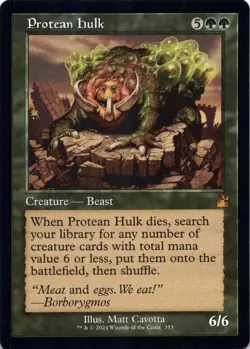 Protean Hulk (Retro Frame) Ravnica Remastered - Magic MTG NM - Image 1