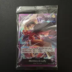 Monkey D Luffy OP05-060 Leader Sound Loader Promo One Piece Card English SEALED - Image 1
