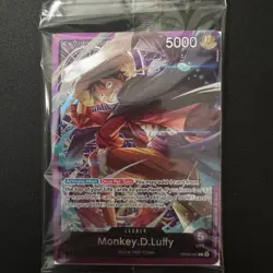 Monkey D Luffy OP05-060 Leader Sound Loader Promo One Piece Card English SEALED - Image 2