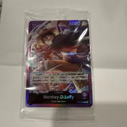 Monkey D Luffy OP05-060 Leader Sound Loader Promo One Piece Card English - Image 1
