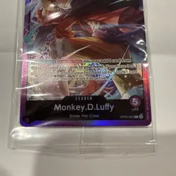 Monkey D Luffy OP05-060 Leader Sound Loader Promo One Piece Card English - Image 3