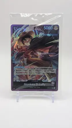 Monkey D Luffy OP05-060 Leader Sound Loader Promo One Piece Card English SEALED! - Image 1