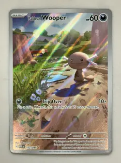 Pokemon Paldean Wooper Illustration Rare 102 Phantasmal Flames Full Art- NM/Mint - Image 1