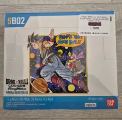 Dragon Ball Super Card Game SB-02 Fusion World Manga Booster Box Sealed - Image 2