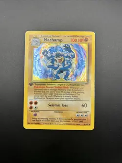 Machamp 8/102 – Base Set 1st Edition Holo Rare – WOTC Vintage Pokemon TCG - Image 4
