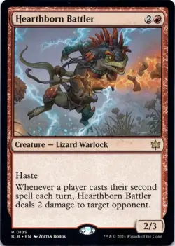 Hearthborn Battler Bloomburrow - Magic MTG NM - Image 1