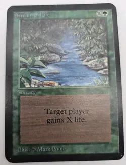 Stream of Life Alpha PLD Green Common MAGIC GATHERING CARD - Image 1