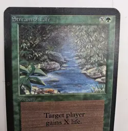 Stream of Life Alpha PLD Green Common MAGIC GATHERING CARD - Image 2