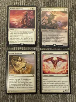 MTG Magic The Gathering Lot of 4 Rare Cards Eldrazi Displacer Angelic Arbiter - Image 1