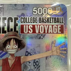 One Piece Monkey.D.Luffy US College Basketball Promo Card 2/9 St John's In-Hand - Image 4