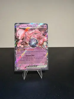 Pokemon TCG Team Rocket's Mewtwo ex 205 Sv: Scarlet & Violet Promo Cards Holo - Image 1