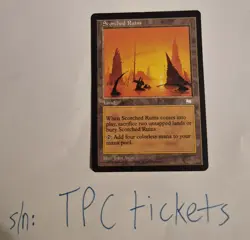 Scorched Ruins - Weatherlight - Magic MTG Card - Near Mint NM - TCG Value $68 - Image 1