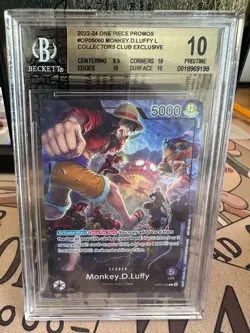 Monkey.D.Luffy (PSA Magazine) OP05-060 One Piece Promotion Cards Foil BGS 10 - Image 1