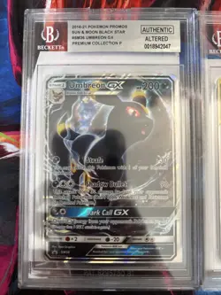 Pokemon 3x Graded Card Lot Beckett Authentic Altered Lot#57 - Image 2