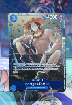 One Piece TCG Portgas. D. Ace (Tin Pack Set Vol. 2) P-074 Promotion Card Foil EN - Image 1