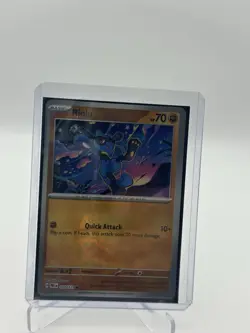 Pokemon TCG Prismatic Evolutions Riolu Card 050/131 Master Ball Reverse Holo - Image 1