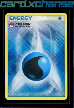 League & Championship Cards Water Energy (2009 Unnumbered POP Promo) - Image 1
