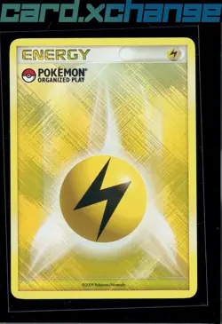 League & Championship Cards Lightning Energy (2009 Unnumbered POP Promo) - Image 1