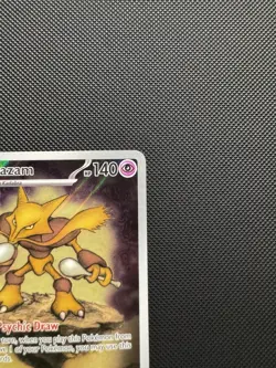 Pokemon TCG Alakazam 009 MEP Promo Me: Mega Evolution Promo Cards Near Mint - Image 3