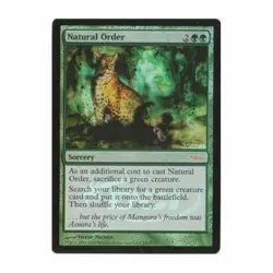 MTG Magic DCI Judge Natural Order English FOIL LP/NM - Image 1