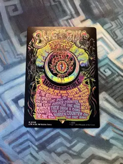 MTG Foil Borderless Poster The One Ring NM-/EX+ Universes Beyond: LotR - Image 1