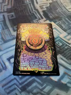 MTG Foil Borderless Poster The One Ring NM-/EX+ Universes Beyond: LotR - Image 2
