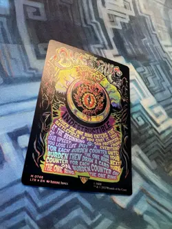 MTG Foil Borderless Poster The One Ring NM-/EX+ Universes Beyond: LotR - Image 5