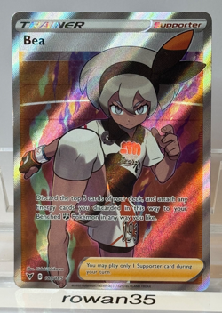 Pokemon TCG - Bea 180/185 Vivid Voltage - Full Art Trainer Card Ultra Rare Holo - Image 1
