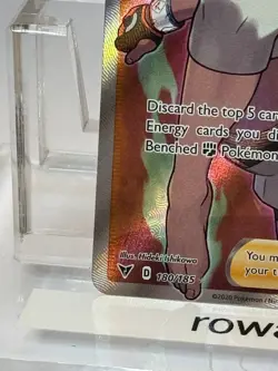 Pokemon TCG - Bea 180/185 Vivid Voltage - Full Art Trainer Card Ultra Rare Holo - Image 3