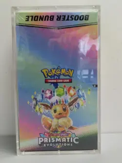 2025 Pokemon Prismatic Evolutions Factory Sealed Booster Bundle Display Box (b) - Image 1