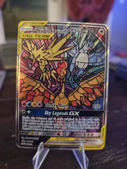 Moltres & Zapdos & Articuno GX SM210 Tag Team Pokemon TCG NM - Image 1