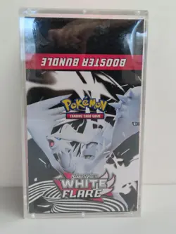 2025 Pokemon Scarlet & Violet White Flare Sealed Booster Bundle Display Box - Image 1