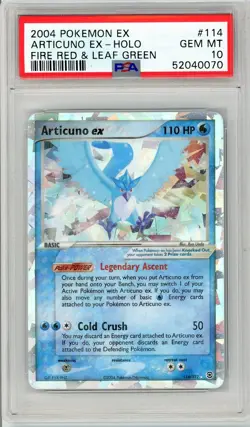 Pokemon Articuno EX #114 EX Fire Red Leaf Green Holo PSA 10 Gem Mint - Image 1