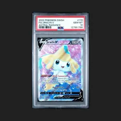 PSA 10 FULL ART/JIRACHI V 170 2022 POKEMON SWORD & SHIELD ASTRAL RADIANCE - Image 3