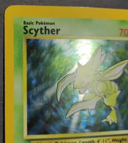 Rare, Holographic Pokemon Jungle Set Scyther 10/64 (Unlimited, English) - Image 5