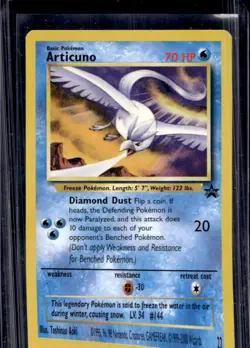 1999 Pokemon Wizards Black Star Promos Articuno #22 - Image 1