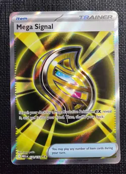 Mega Signal 171/132 Mega Evolution Full Art Ultra Rare Holo Pokemon TCG 2025 NM - Image 1