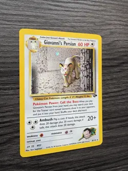 Pokemon TCG Giovanni's Persian 8/132 Gym Challenge Holo Rare Unlimited - Image 4