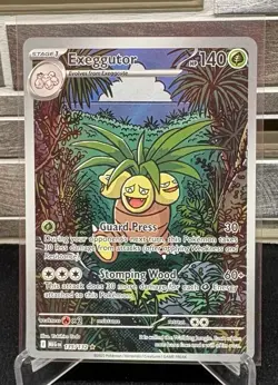 Pokemon TCG Mega Evolution Exeggutor 135/132 Illustration Rare - Image 1