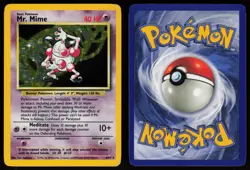 Mr. Mime 6/64 NO Symbol Rare Jungle Holo Pokemon - Image 3