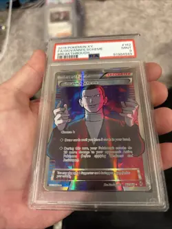 2015 POKEMON XY BREAKTHROUGH #162 FULL ART GIOVANNI'S SCHEME 162/162 PSA 9 Mint - Image 4
