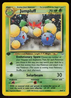 Jumpluff 9/64 Rare Neo Revelation Holo 1st Edition Pokemon - Image 1