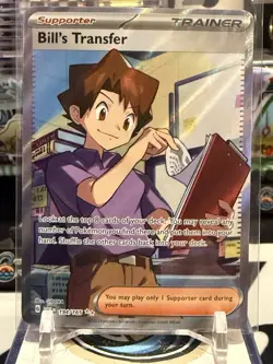 Bill's Transfer 194/165 Ultra Rare Pokemon TCG SV: Scarlet & Violet 151 JW - Image 1