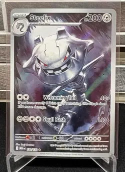 Pokemon TCG Mega Evolution Steelix Illustration Rare 150/132 - Image 1