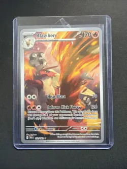Pokemon TCG Blaziken 192/182 Destined Rivals Illustration English - Image 1