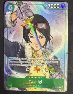 Namco Tashigi OP12-031 Legacy of the Master Alt Art Foil Rare 7000 Power - Image 1