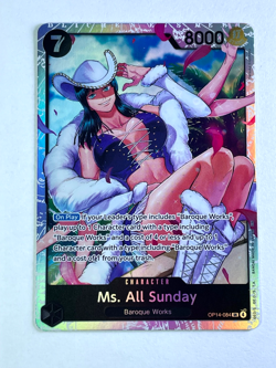 One Piece The Azure Sea's Seven Ms. All Sunday SR Foil OP14-084 NM - Image 2