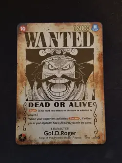 Gol.D.Roger - OP09-118 (SP) (Wanted Poster) OP09-118 Carrying On His Will Foil - Image 1